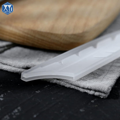 2pcs/set Safety Knife Covers Sleeves Knives Edge Guard, Universal Knife Sheath, Paring, Fruit Ceramic Knife Case Blade Guards Protector White Kitchen Knife Cover Sleeve