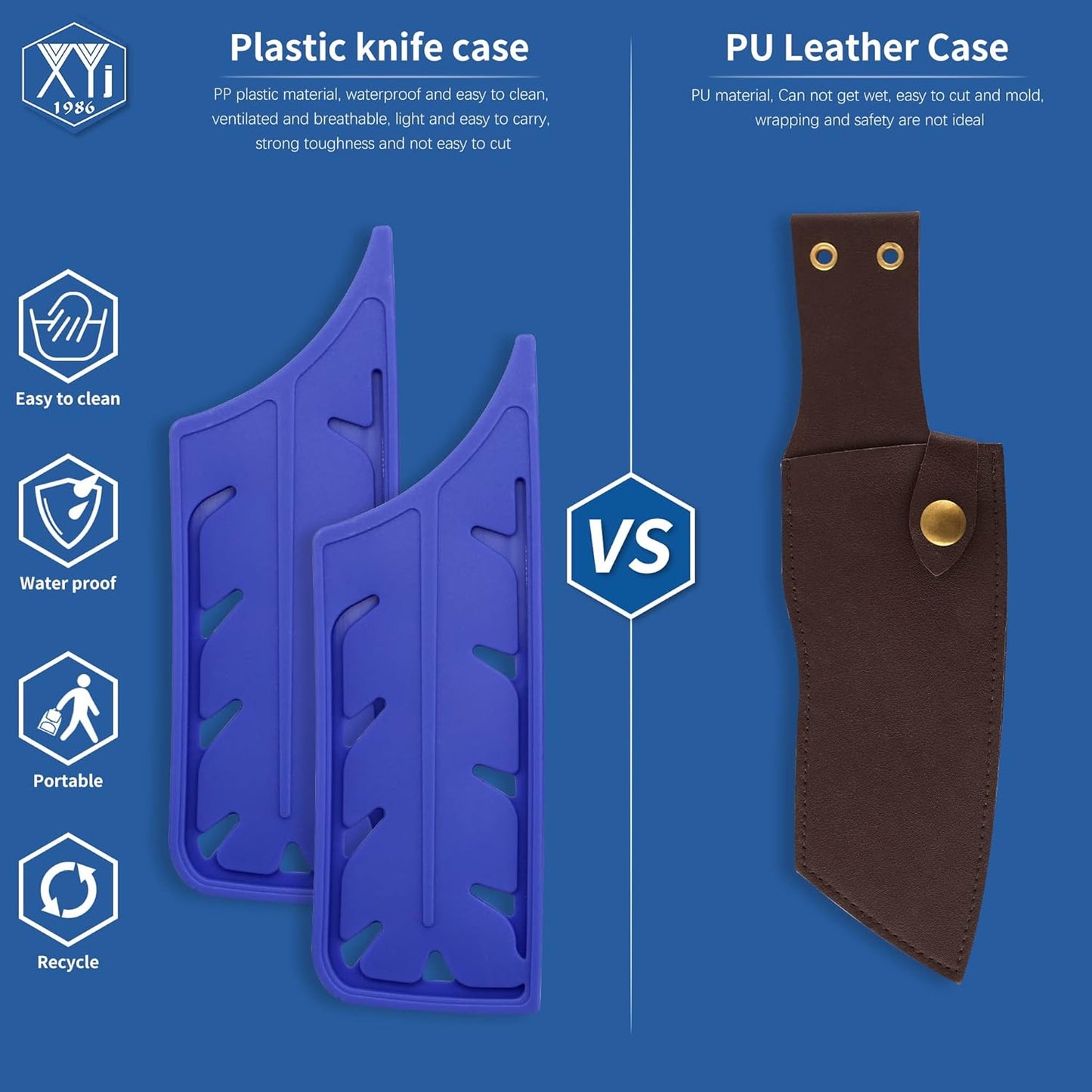 2pcs/set Safety Knife Covers Sleeves Knives Edge Guard, Universal Knife Sheath, Paring, Fruit Ceramic Knife Case Blade Guards Protector White Kitchen Knife Cover Sleeve
