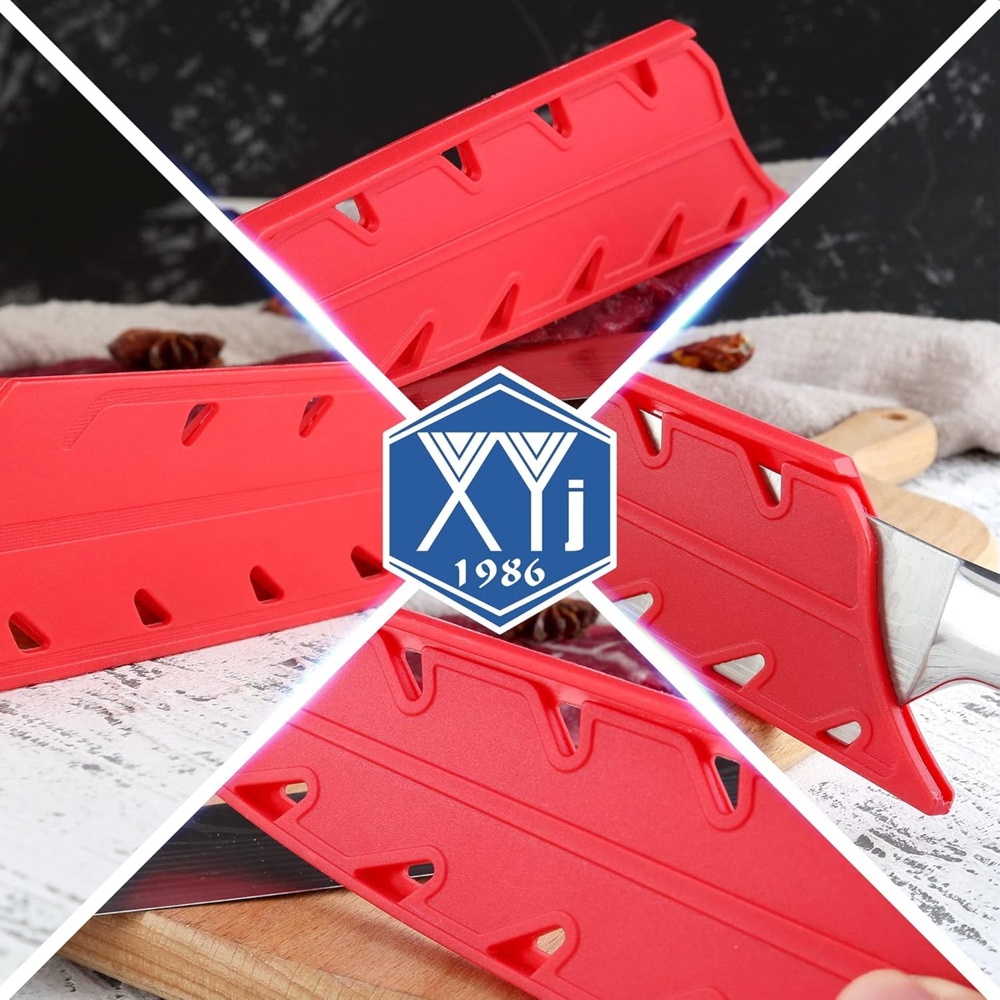 2pcs/set Safety Knife Covers Sleeves Knives Edge Guard, Universal Knife Sheath, Paring, Fruit Ceramic Knife Case Blade Guards Protector White Kitchen Knife Cover Sleeve