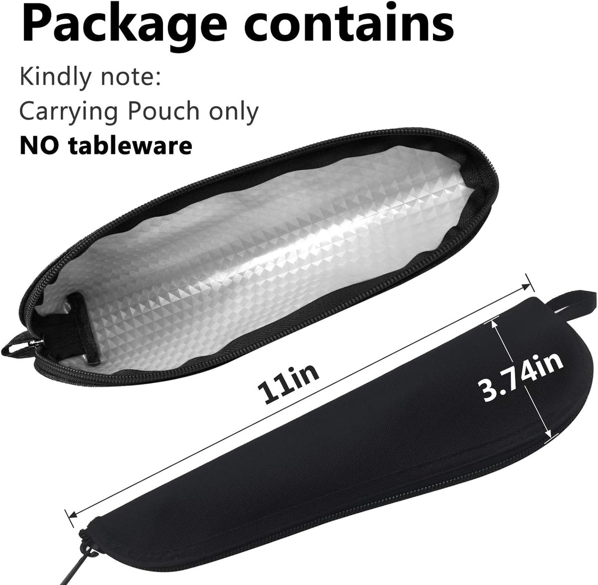 Travel Utensil Sets Carrying Case Portable Cutlery Set Pouch Reusable Silverware Set Bag Stainless Steel Straws Pouch Chopsticks Knife Fork and Spoon Holder for Work Bento Box Lunch Bag, Grey