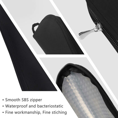 Travel Utensil Sets Carrying Case Portable Cutlery Set Pouch Reusable Silverware Set Bag Stainless Steel Straws Pouch Chopsticks Knife Fork and Spoon Holder for Work Bento Box Lunch Bag, Grey