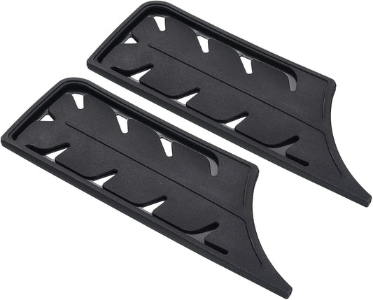 Plastic Safety Knife Cover Sleeves for 7" Nakiri Knife, 2 Pack Knives Edge Guard Blade Protector Universal Knife Sheath for Kitchen, Black