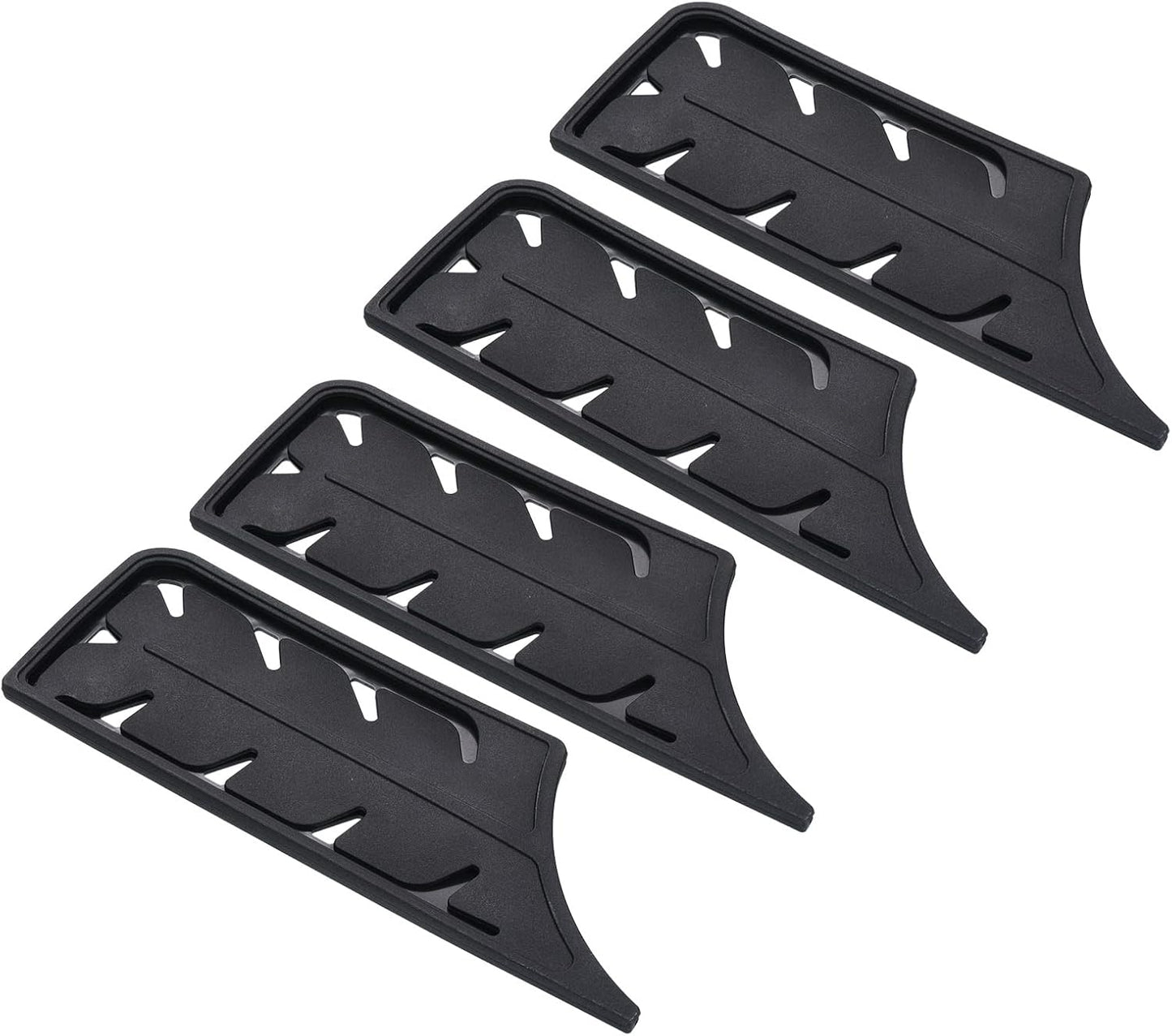 Plastic Safety Knife Cover Sleeves for 7" Nakiri Knife, 2 Pack Knives Edge Guard Blade Protector Universal Knife Sheath for Kitchen, Black