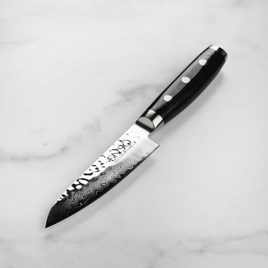 HD Hammered Damascus 4.75-inch Petty (Utility) Knife