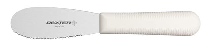 S173SCPCP 3½" Sandwich Spreader Knife | SANI-Safe Series | Non-Slip Polypropylene Handle | High Carbon Steel Blade | Dishwasher Safe | White