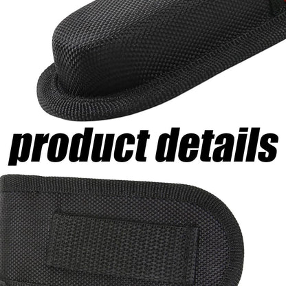 2Pcs Nylon Pocket Knife Sheath, Folding Knife Belt Sheath with Belt Loop, 4.3 Inch Multitool Case, Black