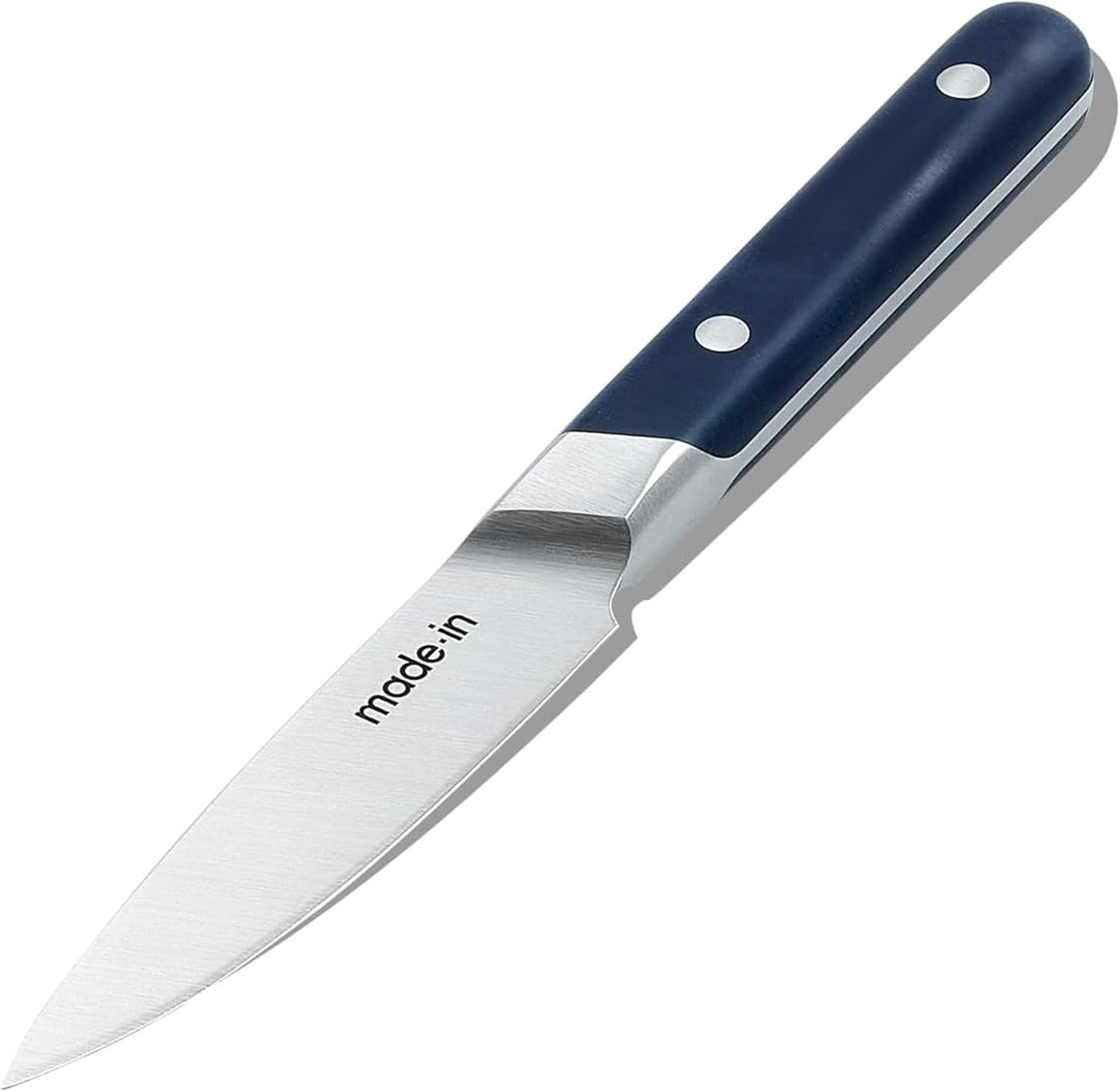 Cookware - 3.8" Paring Knife - Crafted in France - Full Tang With Truffle Black Handle
