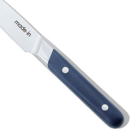 Cookware - 3.8" Paring Knife - Crafted in France - Full Tang With Truffle Black Handle