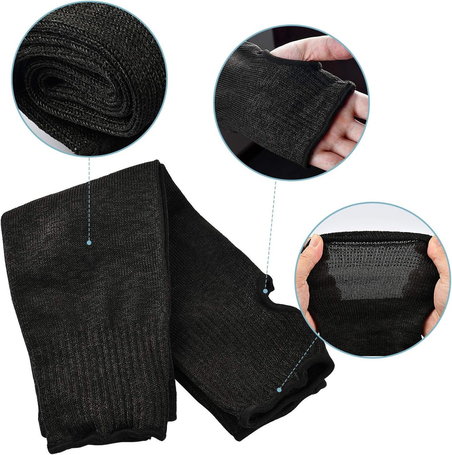 Arm Sleeves Arm Protectors Cut Heat Burn Resistant Sleeve,Anti Abrasion for Thin Skin and Bruising Garden Kitchen Farm