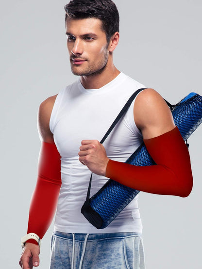 10 Pairs Arm Sleeves UV Sun Protection Arm Sleeves Unisex Long Arm Cooling Cover Sleeve for Women Men Sports Workouts Tattoo Cover up