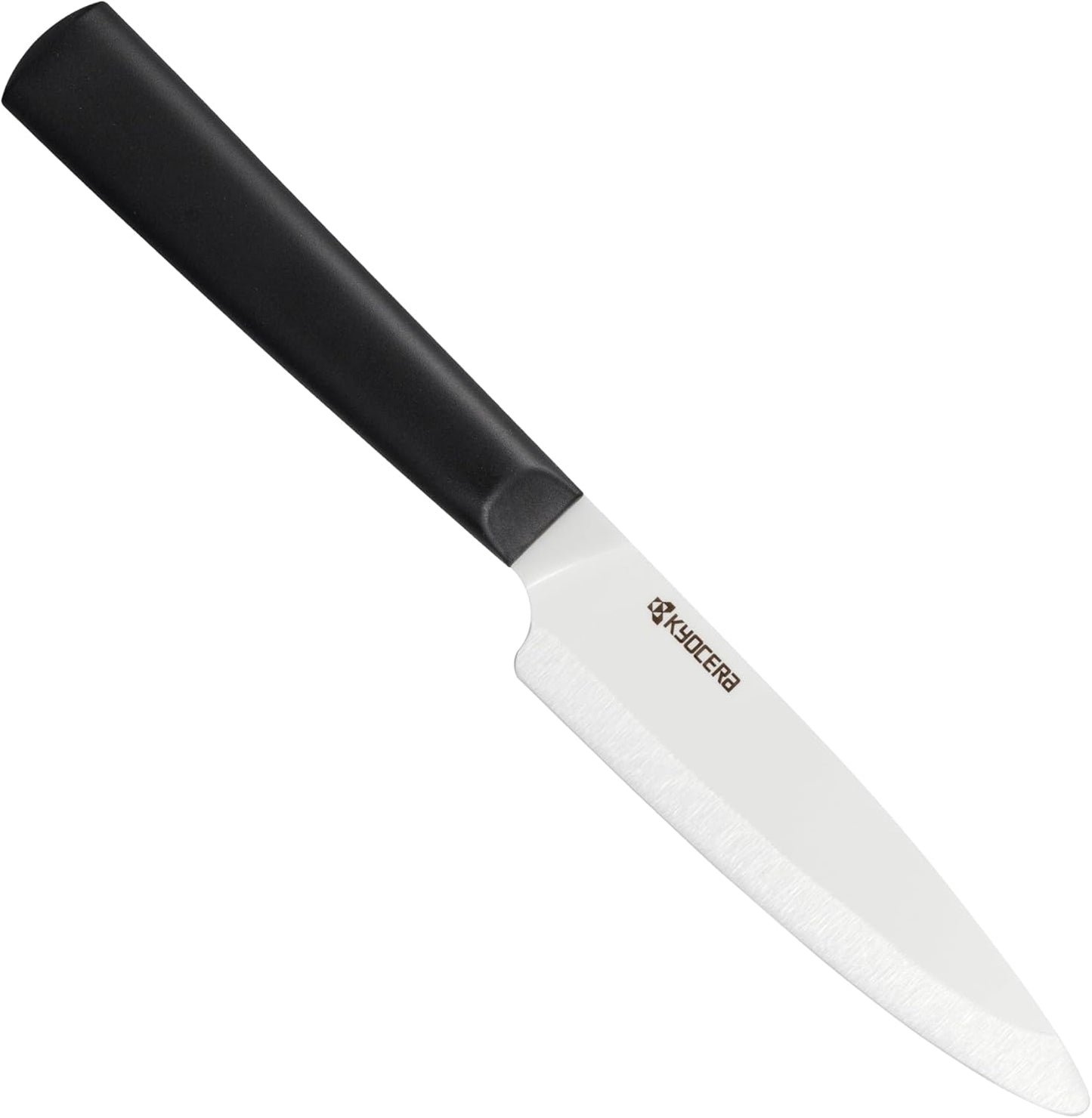 INNOVATIONwhite 6" Ceramic Nakiri Knife - White Z212 Blade with Non-Slip Black Handle