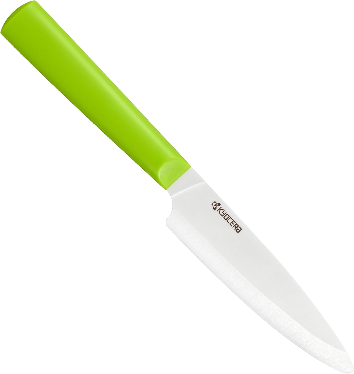 INNOVATIONwhite 6" Ceramic Nakiri Knife - White Z212 Blade with Non-Slip Black Handle