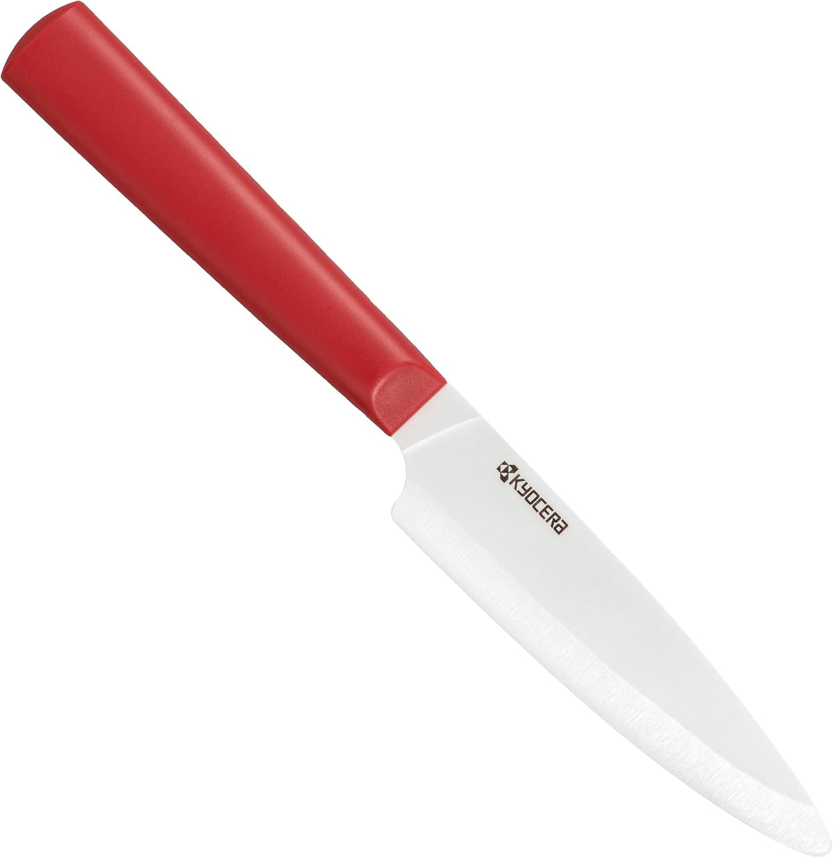 INNOVATIONwhite 6" Ceramic Nakiri Knife - White Z212 Blade with Non-Slip Black Handle
