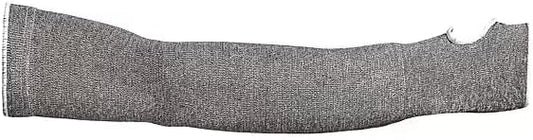 Cut-Resistant Sleeve, Cooling, ANSI/ISEA Cut Level A2, Seamless Knit, Thumbhole, 22 in L, Gray, L, Mfr: KTAG1T22T-L-A