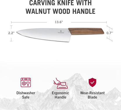 Swiss Modern 8" Carving Knife, 6.9010.20G