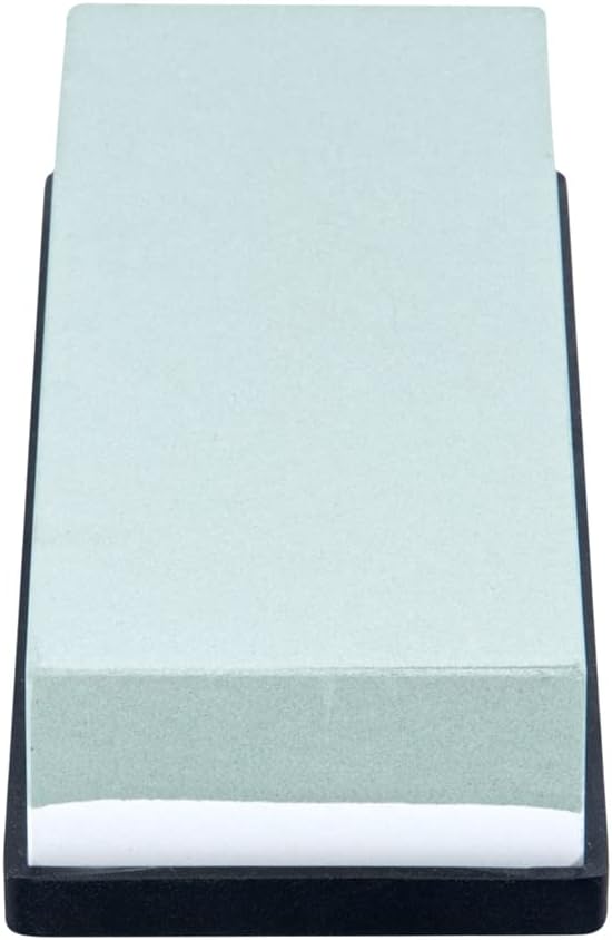 Sensei 7.1 x 2.3 x 1.1 Inch Kitchen Knife Whetstone 1 Durable Knife Sharpening Base - Silicone Holder 1000/6000 Grit Corundum Sharpening Stone For Kitchen Knives For Any Blade