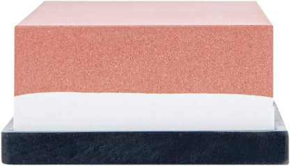 Sensei 7.1 x 2.3 x 1.1 Inch Kitchen Knife Whetstone 1 Durable Knife Sharpening Base - Silicone Holder 1000/6000 Grit Corundum Sharpening Stone For Kitchen Knives For Any Blade
