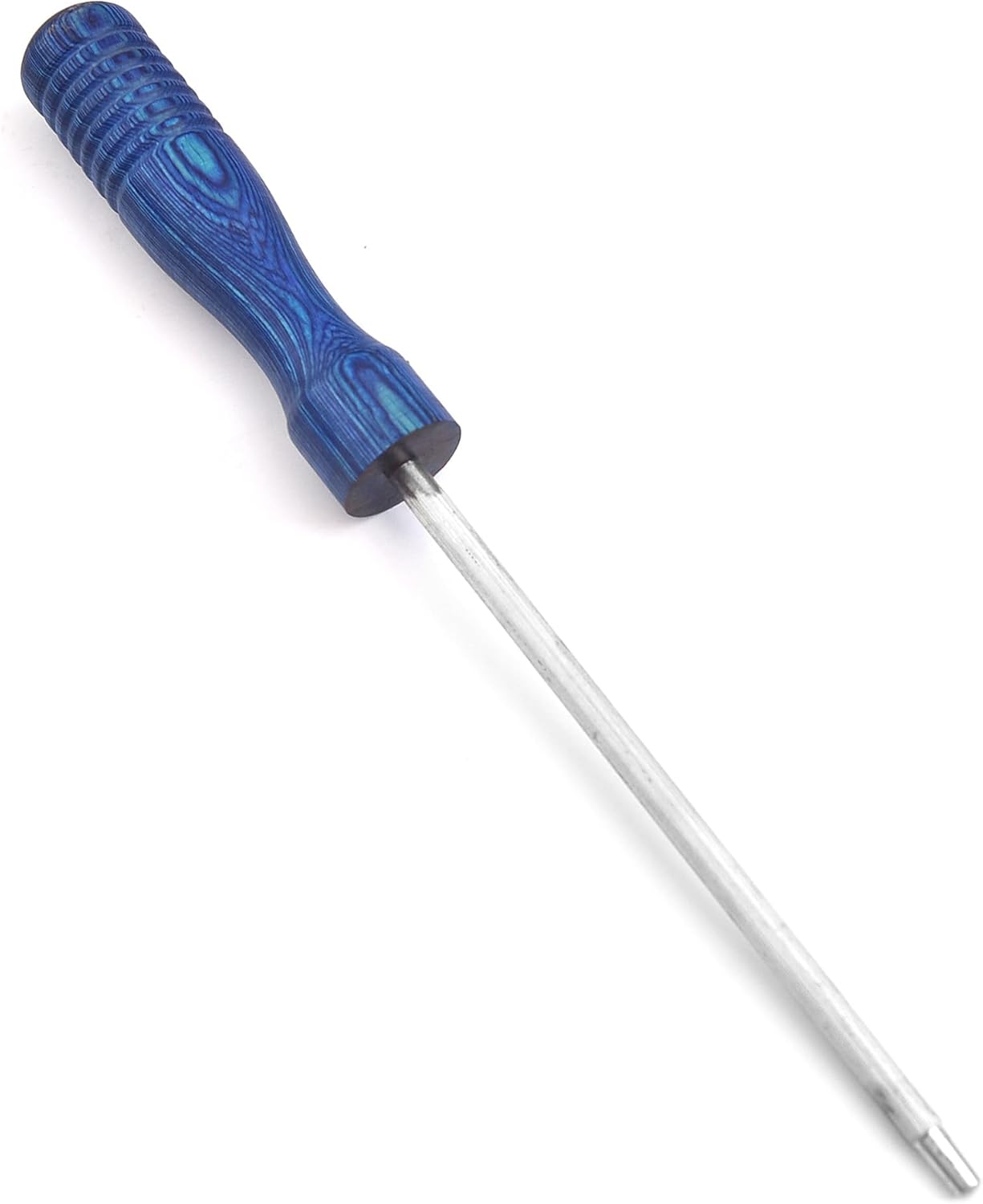 12-Inch Knife Sharpening Rod –Super Fine Honing Steel with Dark Brown Ergonomic Handle – Blade Maintenance Tool for Kitchen, Hunting, and Chef Knives – Durable, Compact & Easy to Clean Knife Sharpener