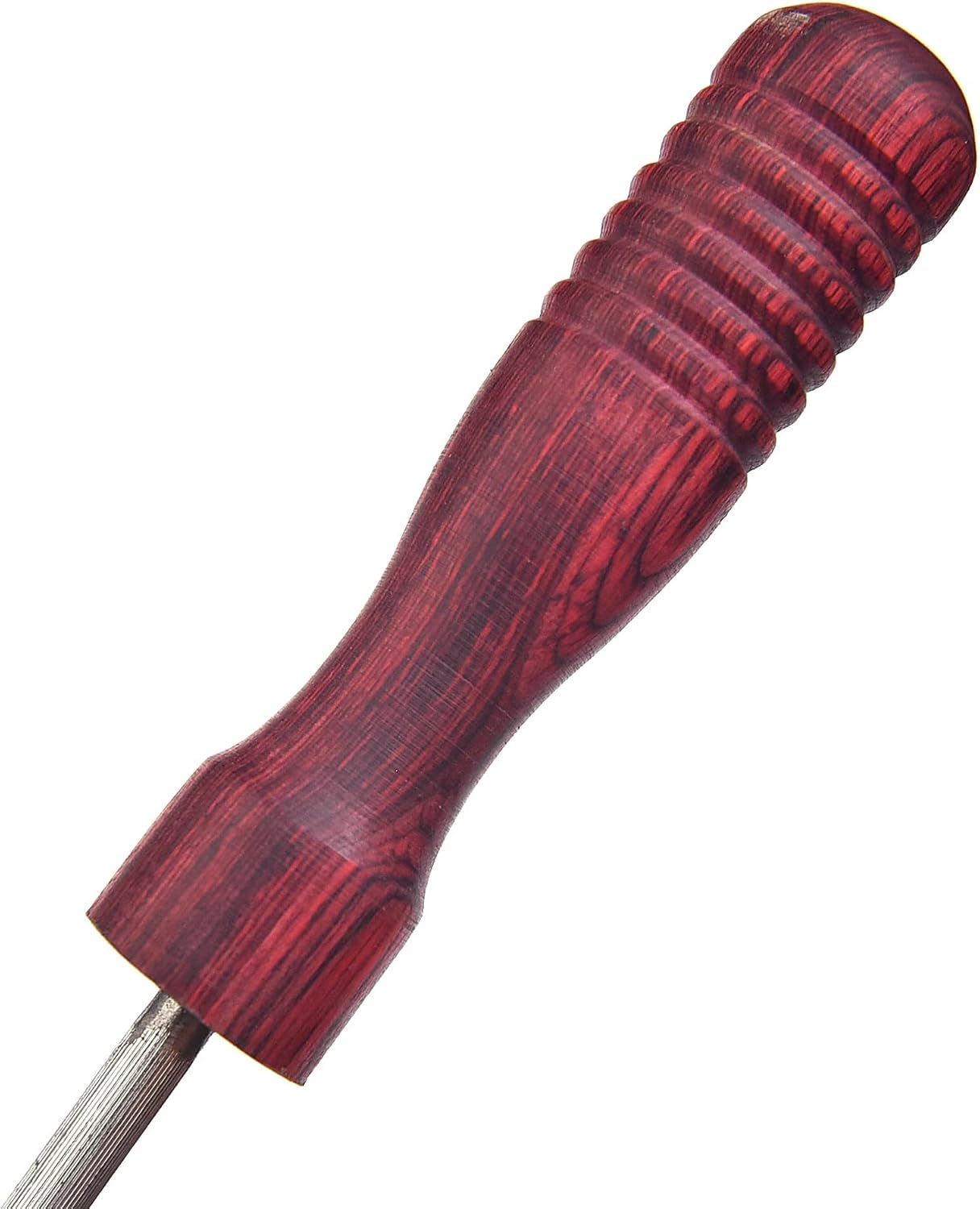 12-Inch Knife Sharpening Rod –Super Fine Honing Steel with Dark Brown Ergonomic Handle – Blade Maintenance Tool for Kitchen, Hunting, and Chef Knives – Durable, Compact & Easy to Clean Knife Sharpener