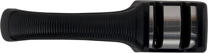Manual Knife Sharpeners for 20-Degree Straight-Edge and Serrated Commercial Kitchen Pocket and Sports Knives with Diamond Abrasives Angle Control & Compact Footprint, 2-Stage, Black