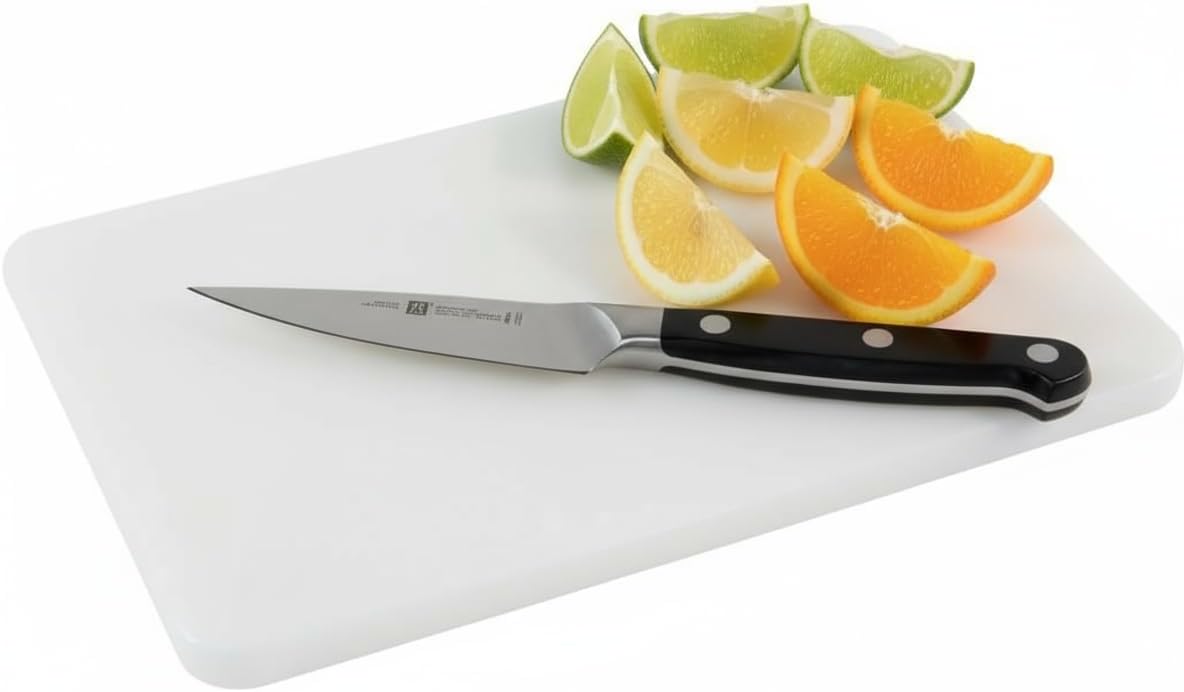 Small Bar Board 10 x 6 Inch Professional White Plastic for Kitchen, 3 Pack
