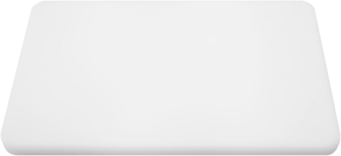 Small Bar Board 10 x 6 Inch Professional White Plastic for Kitchen, 3 Pack