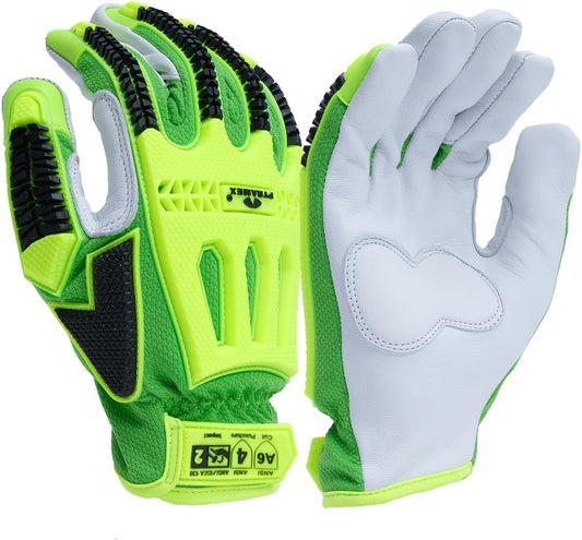 Pyramex Premium Goatskin Safety Gloves With A6 Cut Level And Impact Protection Size XL
