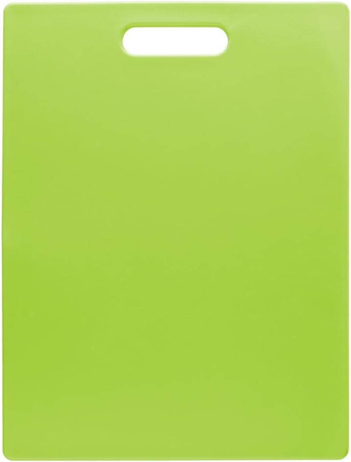 Classic Jelli Cutting Board with Handle, 9 by 15 inches, White Granite Pattern