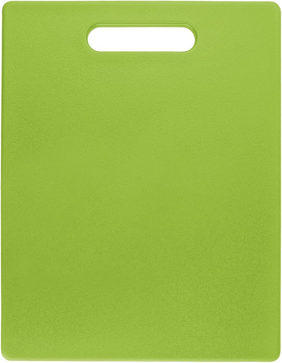 Classic Jelli Cutting Board with Handle, 9 by 15 inches, White Granite Pattern