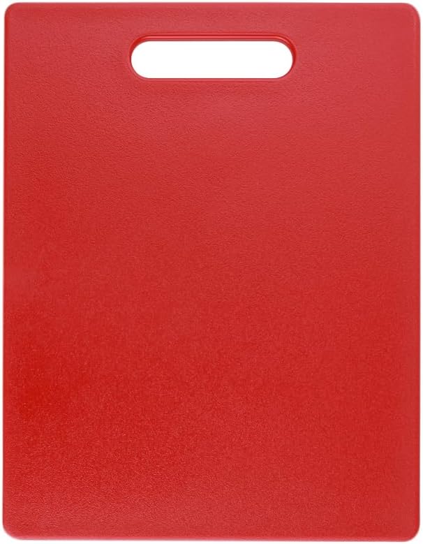 Classic Jelli Cutting Board with Handle, 9 by 15 inches, White Granite Pattern