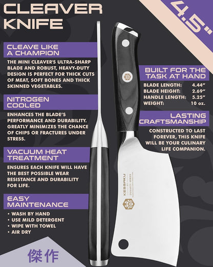 Carving Knife - 12 inch - Dynasty Series - Razor Sharp - Granton Edge - Forged ThyssenKrupp German High Carbon Stainless Steel - G10 Garolite Handle with Blade Guard