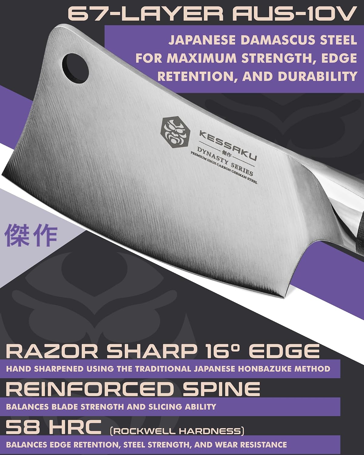 Carving Knife - 12 inch - Dynasty Series - Razor Sharp - Granton Edge - Forged ThyssenKrupp German High Carbon Stainless Steel - G10 Garolite Handle with Blade Guard