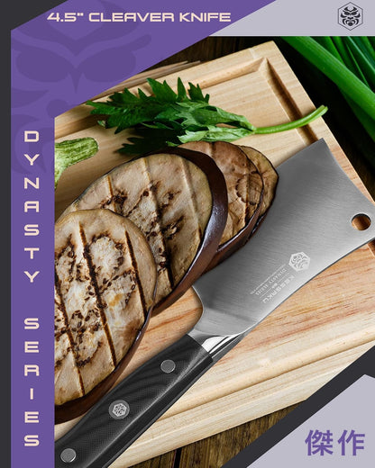 Carving Knife - 12 inch - Dynasty Series - Razor Sharp - Granton Edge - Forged ThyssenKrupp German High Carbon Stainless Steel - G10 Garolite Handle with Blade Guard
