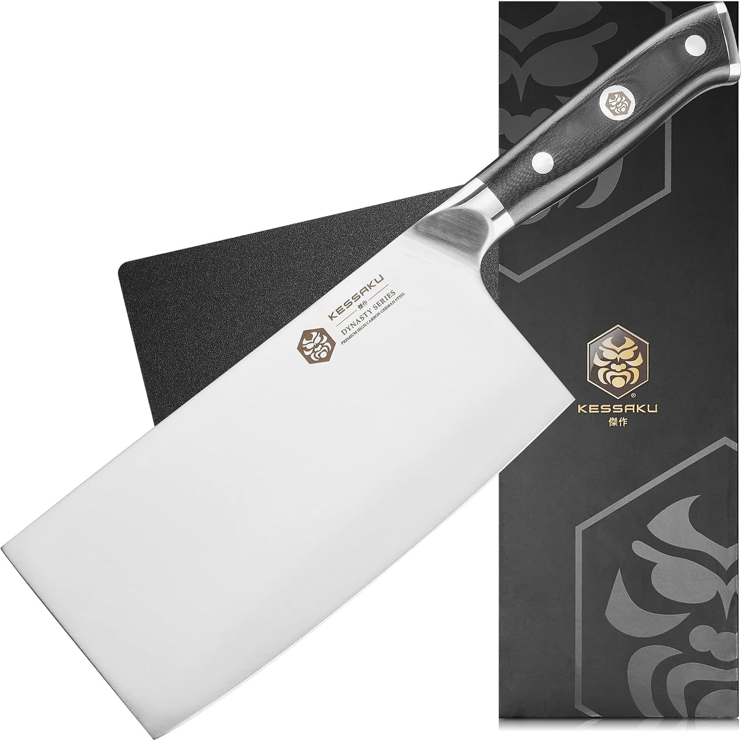 Carving Knife - 12 inch - Dynasty Series - Razor Sharp - Granton Edge - Forged ThyssenKrupp German High Carbon Stainless Steel - G10 Garolite Handle with Blade Guard