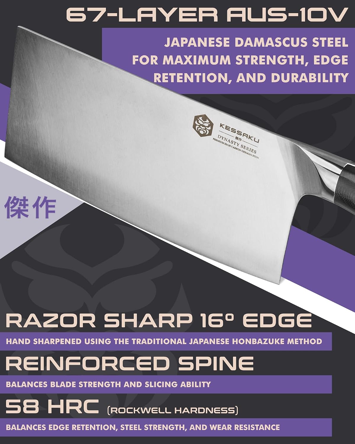 Carving Knife - 12 inch - Dynasty Series - Razor Sharp - Granton Edge - Forged ThyssenKrupp German High Carbon Stainless Steel - G10 Garolite Handle with Blade Guard