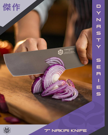 Carving Knife - 12 inch - Dynasty Series - Razor Sharp - Granton Edge - Forged ThyssenKrupp German High Carbon Stainless Steel - G10 Garolite Handle with Blade Guard