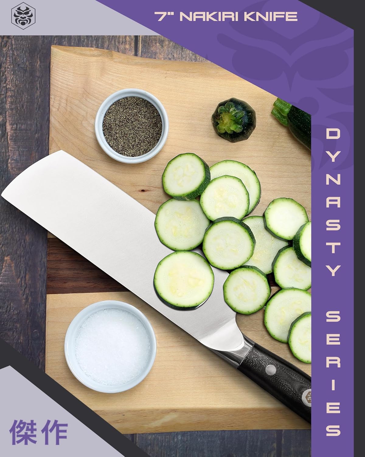 Carving Knife - 12 inch - Dynasty Series - Razor Sharp - Granton Edge - Forged ThyssenKrupp German High Carbon Stainless Steel - G10 Garolite Handle with Blade Guard