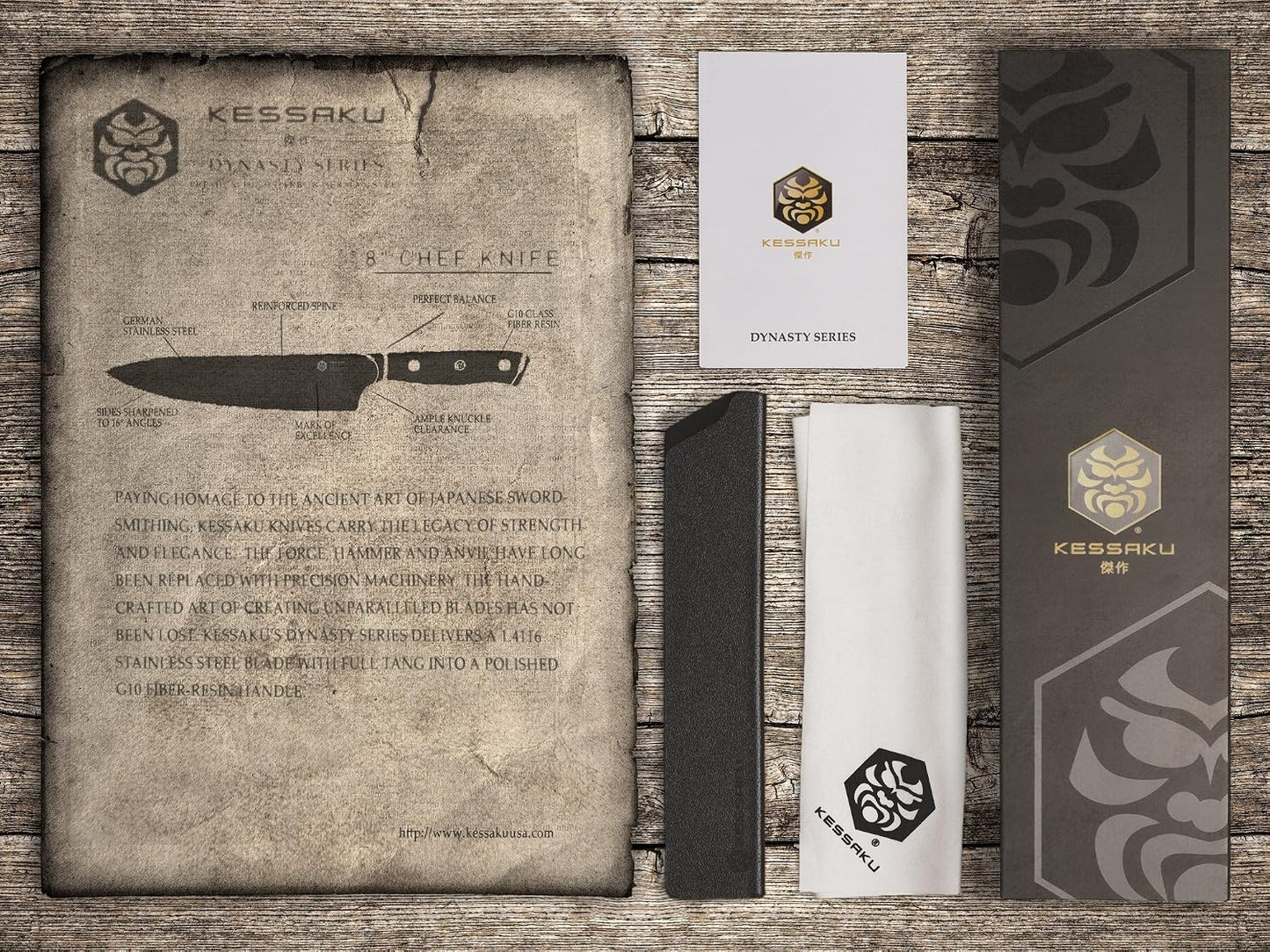 Carving Knife - 12 inch - Dynasty Series - Razor Sharp - Granton Edge - Forged ThyssenKrupp German High Carbon Stainless Steel - G10 Garolite Handle with Blade Guard
