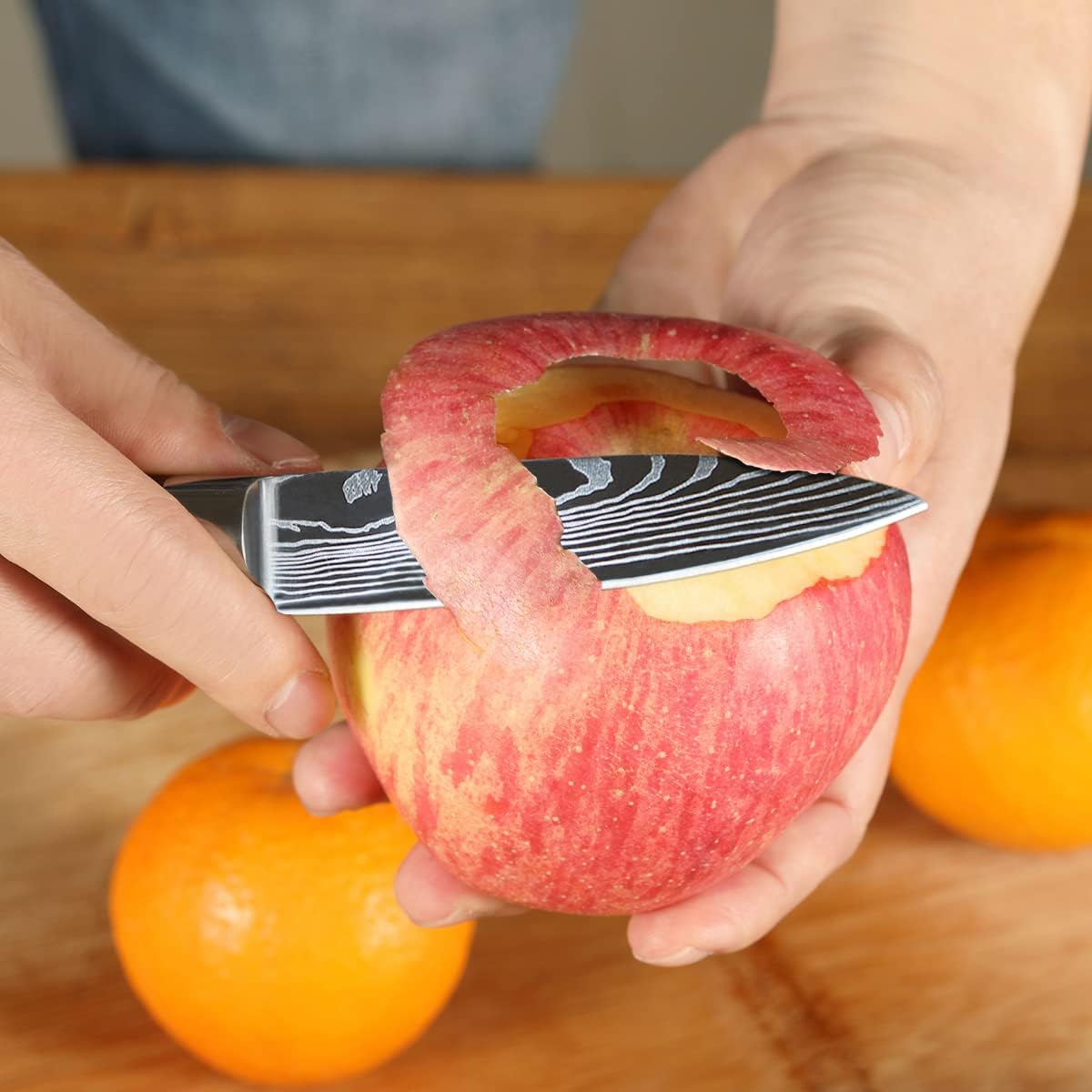 Paring Knife Set, 3.5'' Fruit and 5'' Utility Knife ﻿ | Sharp High Carbon Stainless Steel Small Kitchen Knives, Forged Peeling Knives with Ergonomic Handle in Gift Box