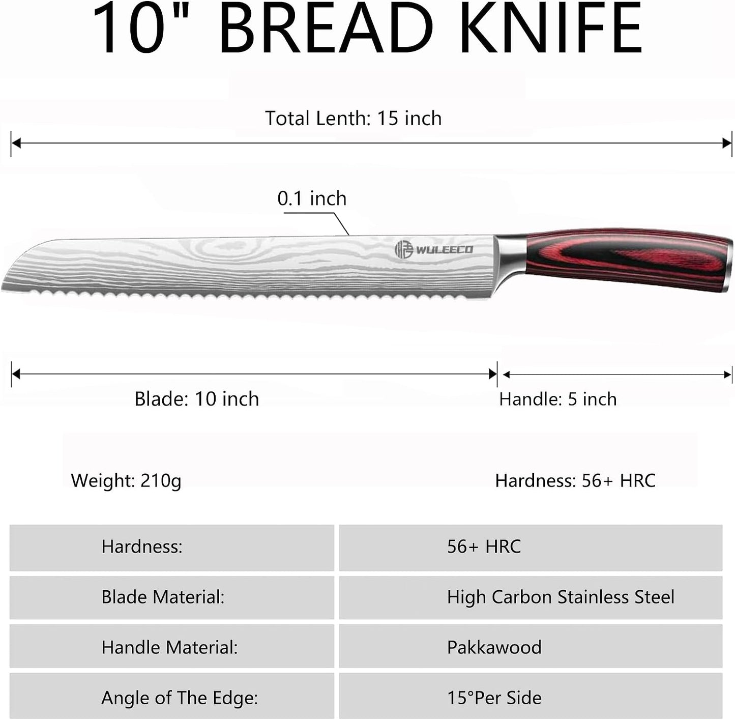 Nakiri Knife 7", High Carbon Stainless Steel Chef Knife, Ultra Sharp Cleaver Knife, Multipurpose Meat Vegetable Sharp Kitchen Knife with Ergonomic Pakkawood Handle, Gift Box Included
