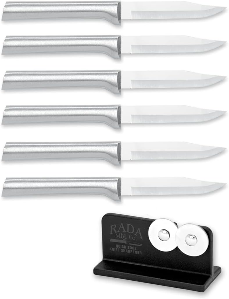 Regular Paring (R101) with Sharpener, Silver, Pack of 3