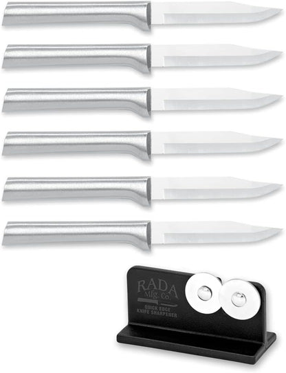 Regular Paring (R101) with Sharpener, Silver, Pack of 3