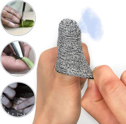 Cut-proof Finger Protector Finger Cots Polyethylene Breathable Finger Sleeves Thumb Protector For Daily Life Cut Resistant Protector
