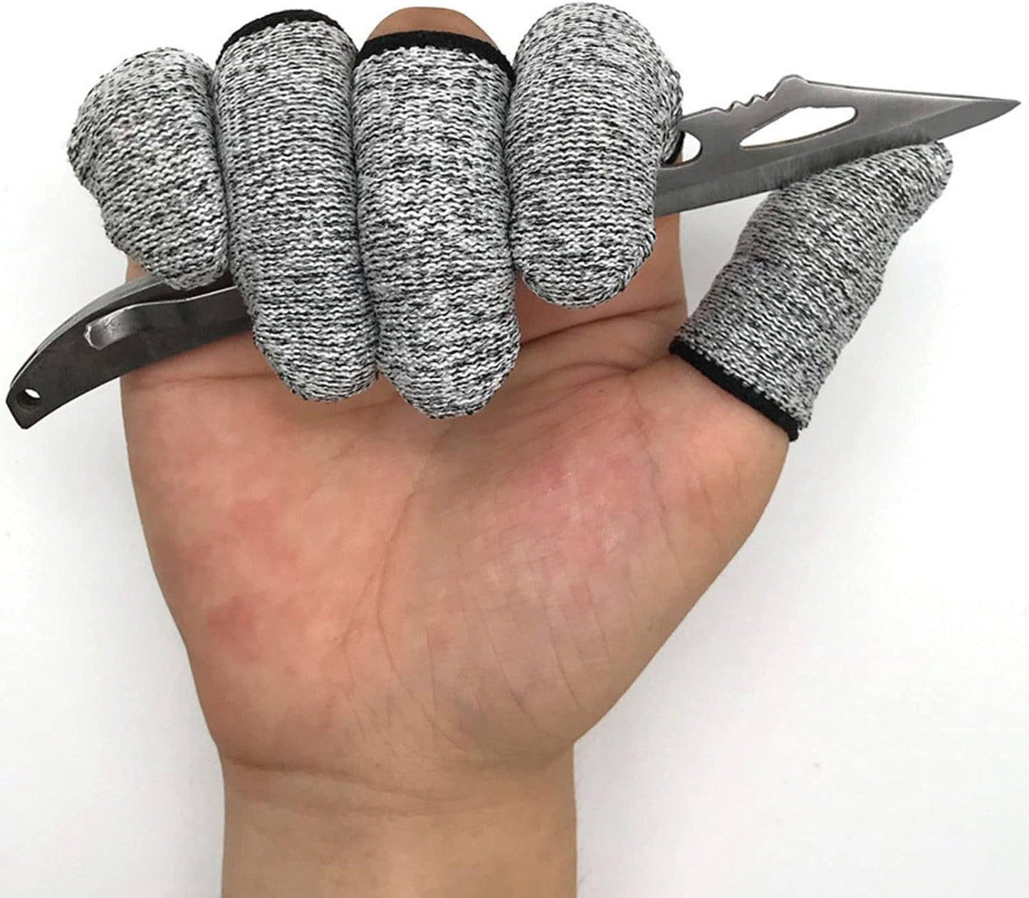 Cut-proof Finger Protector Finger Cots Polyethylene Breathable Finger Sleeves Thumb Protector For Daily Life Cut Resistant Protector