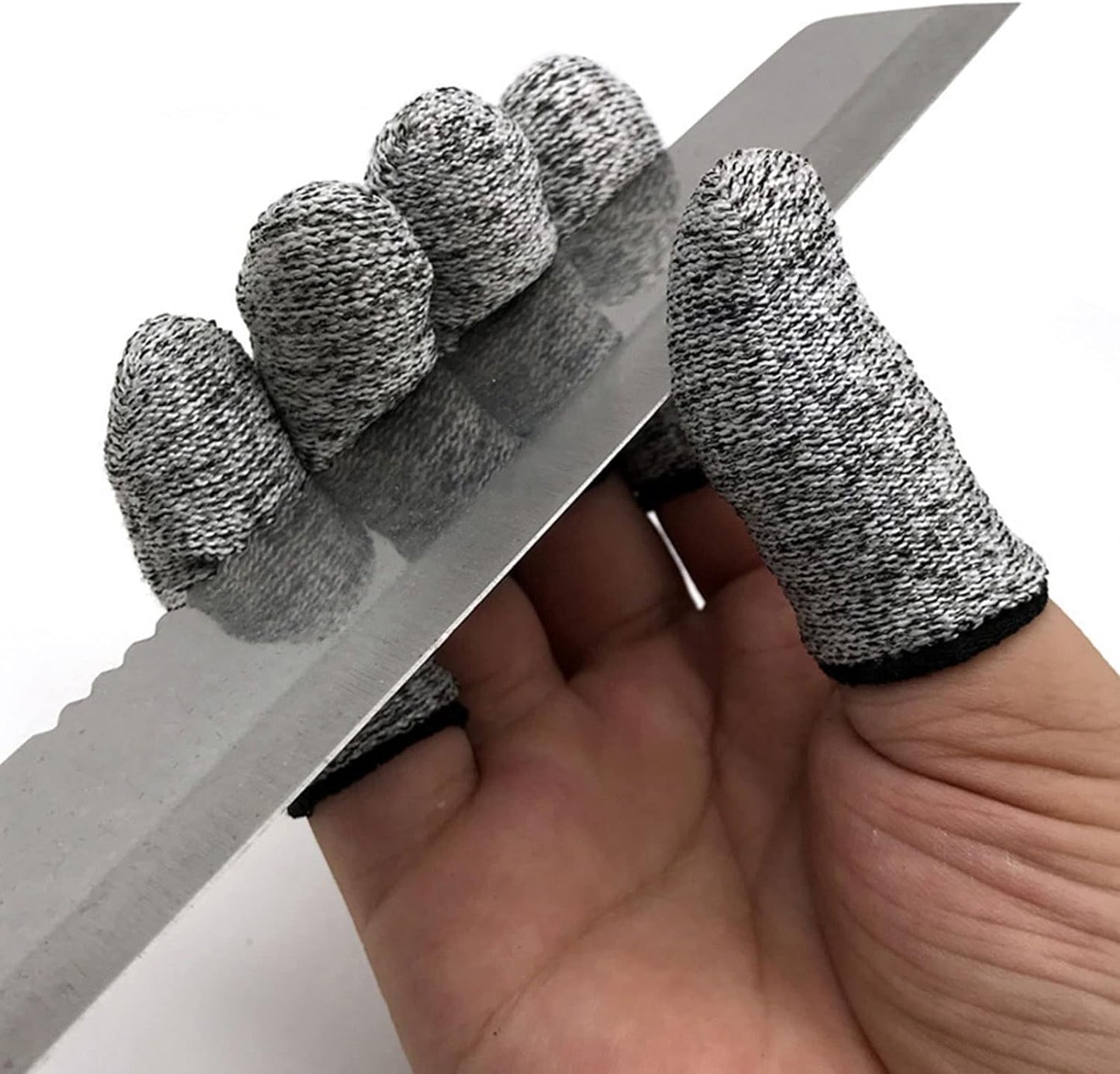 Cut-proof Finger Protector Finger Cots Polyethylene Breathable Finger Sleeves Thumb Protector For Daily Life Cut Resistant Protector