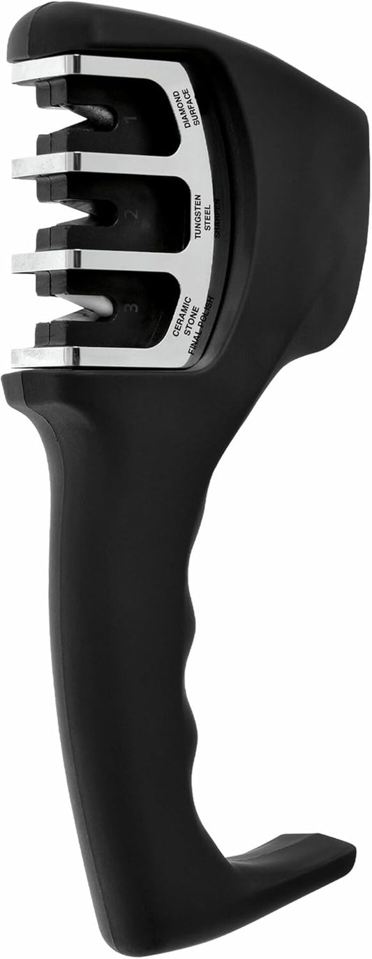 Essentials Pull Through Knife Sharpener Black – Knife Sharpener