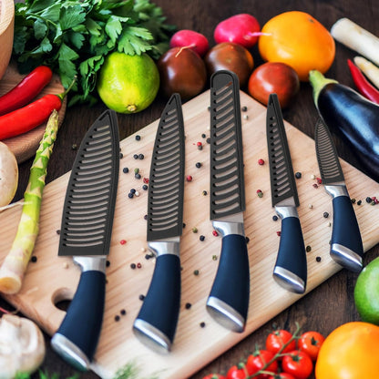 2Pcs Knife Cover Sleeves Blade Edge Guards for 9.5" Chef Knife Protector Universal Knife Sheath for Kitchen, Black