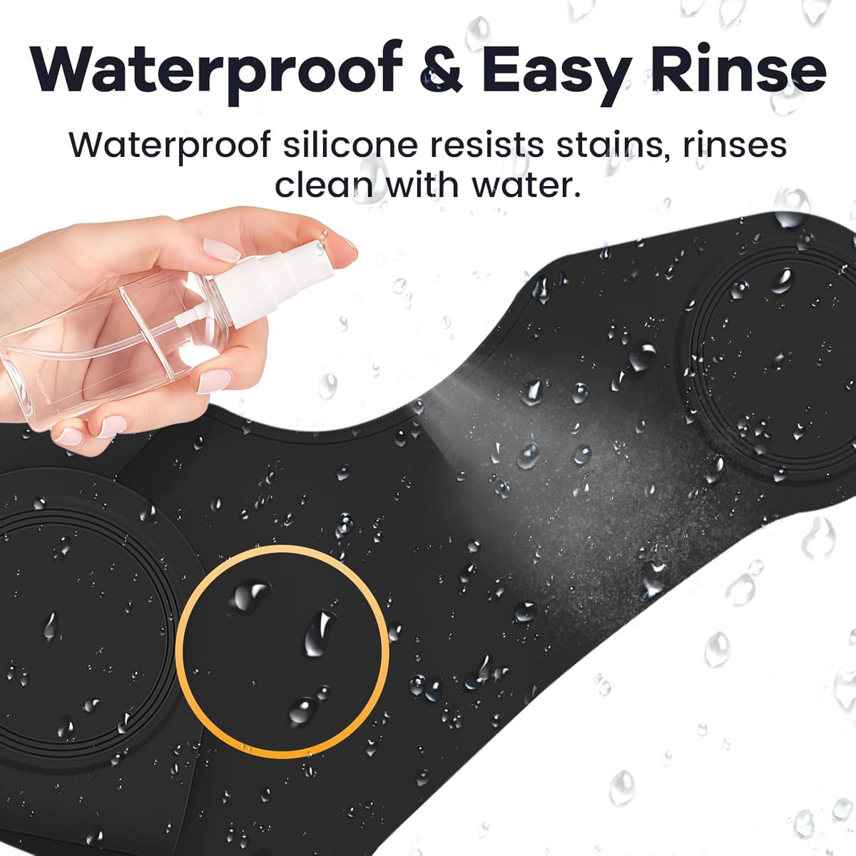 Silicone Hair Cutting Collar, Non-slip Hair Cutting Mat Haircut Cape Catcher Neck Wrap Guard Neck Fitting Accessories
