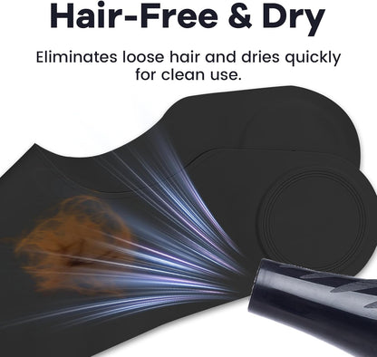 Silicone Hair Cutting Collar, Non-slip Hair Cutting Mat Haircut Cape Catcher Neck Wrap Guard Neck Fitting Accessories