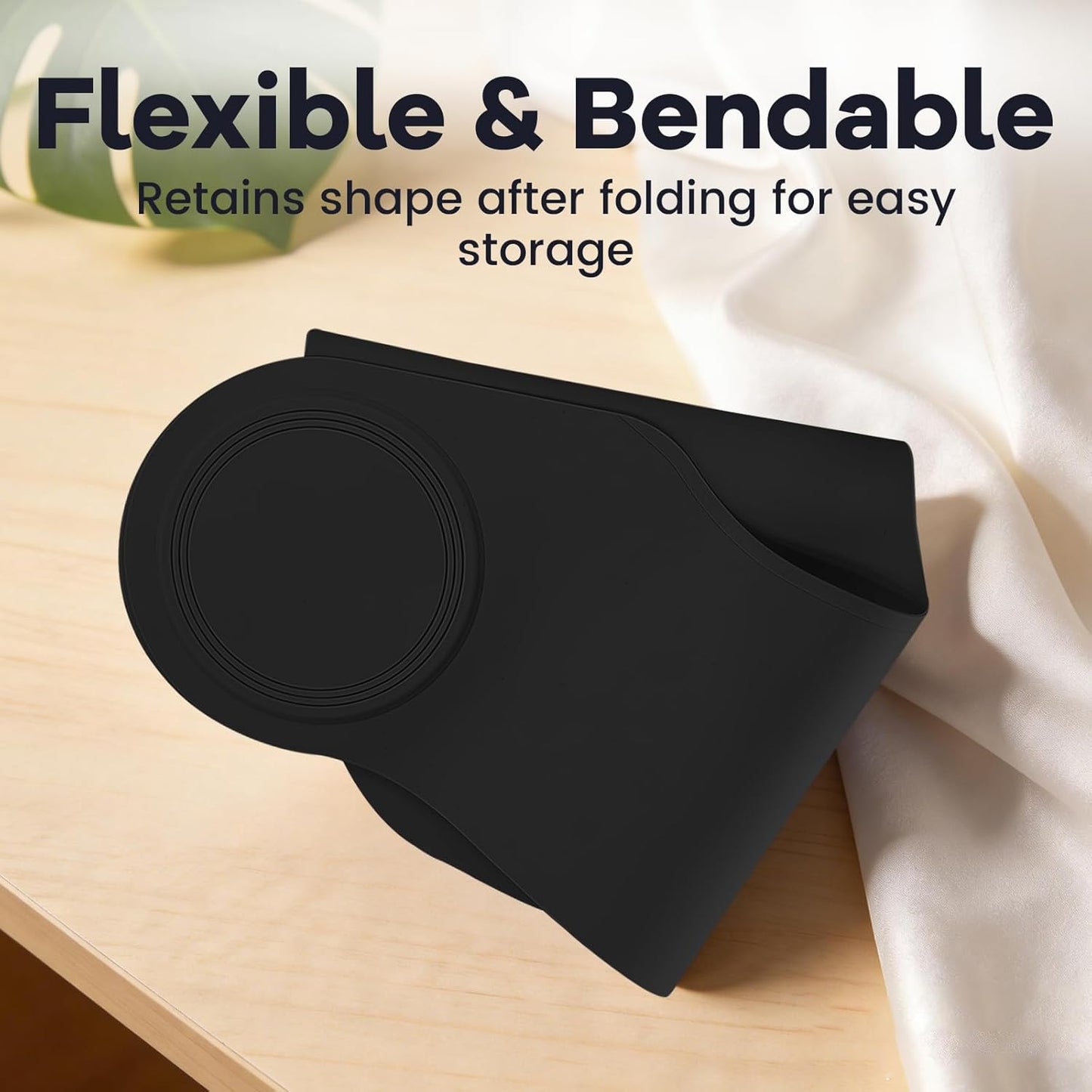 Silicone Hair Cutting Collar, Non-slip Hair Cutting Mat Haircut Cape Catcher Neck Wrap Guard Neck Fitting Accessories